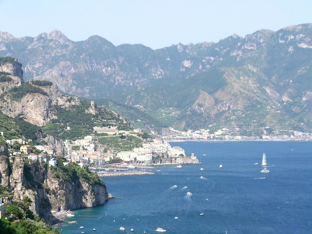 Amalfi 51 Con Vista Mare, Giardino E Terrazze Villa Conca dei Marini Rum bild